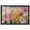 Black Frame, variant on Expressed in Petals II Shadowbox Print Colorful Floral Art by Art Remedy, White Frame, 15 x 10