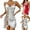 White, variant on uublik Womens Pajamas Mesh Set Valentine's Day Night Gowns Soft Loungewear Sleepwear White
