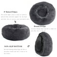 thumbnail image 5 of Sanmadrola Dog Bed for Small Dogs, 20inch Calming Dogs Bed & Cat Dog, Washable-Round Cozy Soft Pet Bed for Puppy and Kitten, Donut Cuddler Round Dog Bed, Fits up to 15 lbs Pets, Dark Gray, 5 of 11