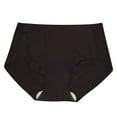 thumbnail image 2 of Large Women's Solid High Waist Comfortable Cotton Briefs, 2 of 4