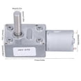 thumbnail image 3 of Silent Worm Gear Motor, Durable, Wear-resistant, Anti-rust, High Thermal Conductivity, Low Corrosion Resistance, Low Speed Reducer, DC12V, 18RPM, 3 of 4