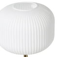 thumbnail image 6 of CosmoLiving by Cosmopolitan 64" White Floor Lamp with White Glass Shade, 6 of 14