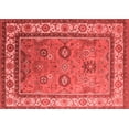 thumbnail image 1 of Ahgly Company Indoor Rectangle Oriental Red Industrial Area Rugs, 2' x 3', 1 of 4