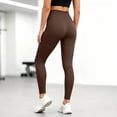 thumbnail image 6 of UOCUFY Anti Cellulite Compression 3D Leggings Women Butt Lifting Tummy Control with Resistance Bands Gym Yoga Pants (Coffee, M), 6 of 7