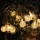 thumbnail image 2 of Guirnalda de luces LED de 6 metros con 40 LED, 8 modos, funciona con pilas, resistente al agua, con temporizador remoto para camping, dormitorio y decoración navideña., 2 of 5
