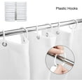 thumbnail image 2 of Halloween Ghost Small Stall Shower Curtain Gray White Spooky Gothic Cartoon Funny Scary Festival Fabic with Hooks for Bathroom Decor,36x70 Inch, 2 of 6