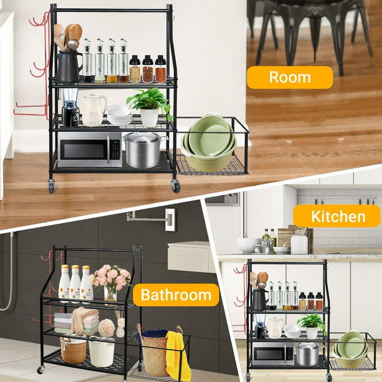 Dumbbell Rack Sports Equipment Storage Organizer with Wheels Home Gym Storage Weight Rack for Dumbbells Foam Roller Yoga Strap and Resistance Bands
