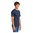 thumbnail image 3 of Port & Company Men's Comfortable Short Sleeve Tall Core Blend T-Shirt Navy 4XLT, 3 of 5