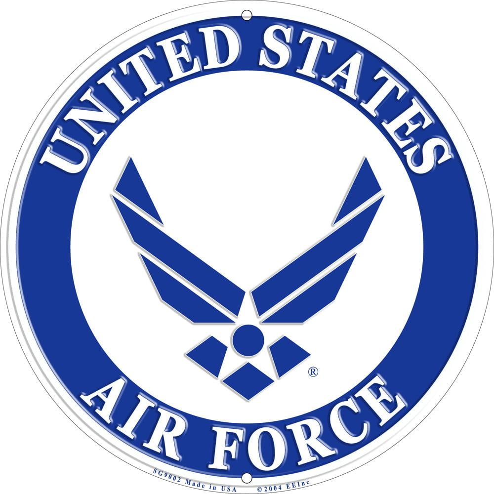 U S Air Force Logo Sign Round 12 Walmart Walmart U S Air Force Logo Sign Round 12 Walmart Walmart