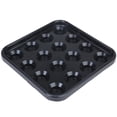 thumbnail image 2 of Soporte de caja de bandeja de plástico negro con capacidad para 16 de billar de de billar, 2 of 7
