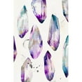 thumbnail image 3 of Isabelle Z 11x14 Black Modern Framed Museum Art Print Titled - Purple Gemstones I, 3 of 5
