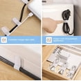 thumbnail image 4 of 30Pcs Reusable Cable Ties,Hook and Loop Cord Organizer Straps,Desktop Wire Management Fastening Tape for Computer Data Cables,Keep Tidy-White, 4 of 7