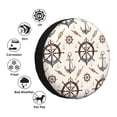 thumbnail image 4 of Gukieu Anchor with Rope Print Car Tire Cover, Adjustable Waterproof and Dustproof Tire Protection Cover, Suitable for SUV, Truck, Van-15 inch, 4 of 6