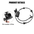 thumbnail image 2 of Sensor de velocidad de rueda ABS trasera derecha Yashi Para City Fit 1.5L 15-19 Negro, 2 of 5