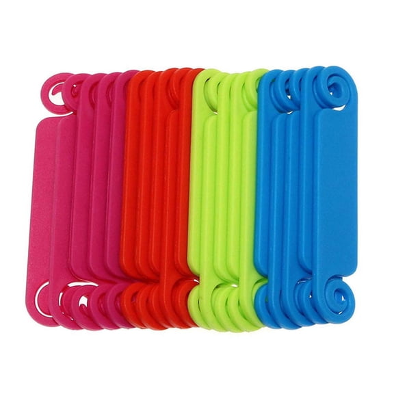 20Pcs Cable Tags Multicolor Management Labels Writable Cord Identification for USB Computer Phone