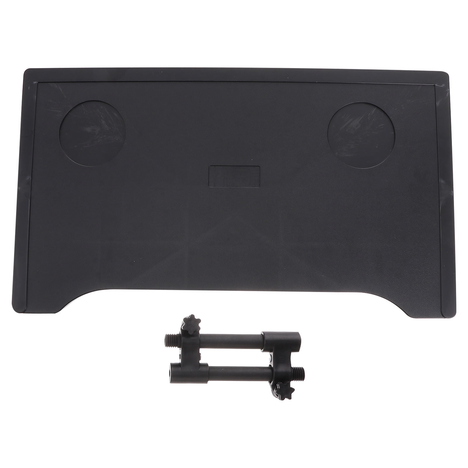 LEORX Wheelchair Tray with Cup Holder Detachable Table for Wheelchairs and Chairs Black plastic and