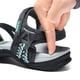 thumbnail image 4 of Sandalias deportivas de senderismo para mujer UBFEN, gris menta, talla US7, ajustables, 4 of 5