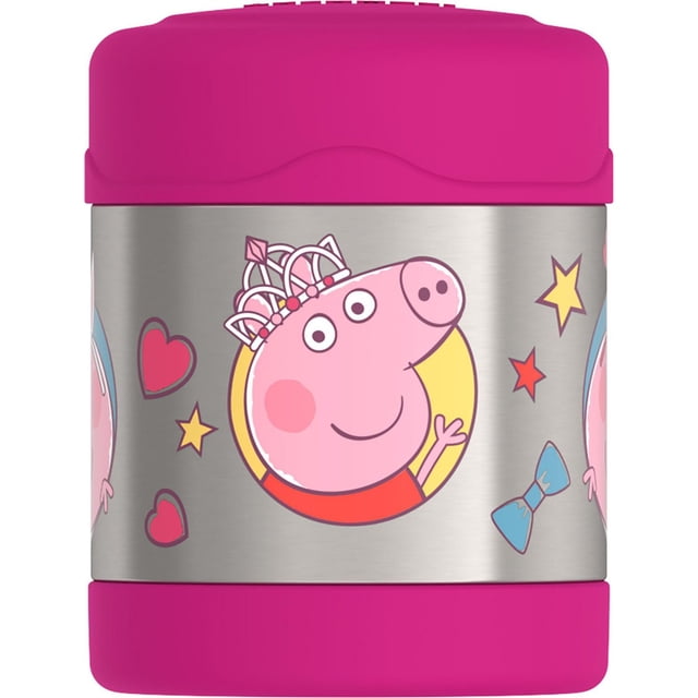 Thermos Kids Stainless Steel Vacuum Insulated FUNtainer Food Jar, 295 ml, Peppa Pig