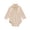 Beige, variant on Girls Bodysuits Romper for Daily Casual Wear - Winter Long Sleeve Body Suit for Baby Girls Cozy All-In- -Piece Outfit