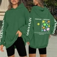 thumbnail image 2 of Christian Hoodies for Women Oversized Jesus Faith god Letter Print Hooded Sweatshirts Religious Inspirational Pullover, 2 of 5