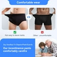 thumbnail image 5 of CARER Incontinence Underwear for Men Cotton Reusable Men's Incontinence Underwear with Front Absorption Area, 5 of 9