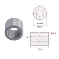 thumbnail image 2 of Uxcell 10x16x12mm Sleeve Bearings Sintered Iron Self-Lubricating Bushing 6 Pack, 2 of 5
