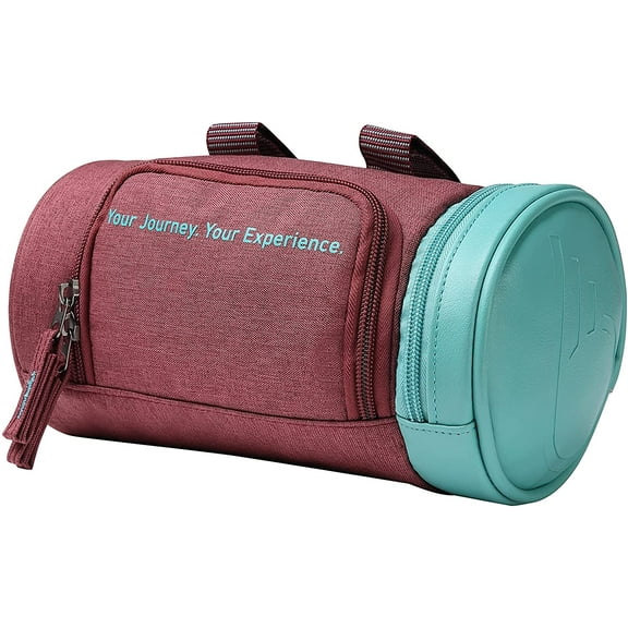 sixthreezero Bike Handlebar Bag, Waterproof Bicycle Front Roll Bag, Burgundy