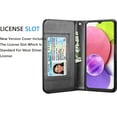 thumbnail image 5 of Galaxy A03s Case, Samsung A03s Wallet Case, Samsung Galaxy A03s PU Leather Case, Tekcoo Luxury Cash Credit Card Slots Holder Carrying Folio Flip Cover Kickstand & Hand Strap, 5 of 6