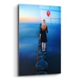 thumbnail image 2 of Epic Art 'A Girl And Red Balloon' by Ata Alishahi, Acrylic Glass Wall Art, 12"x16", 2 of 8