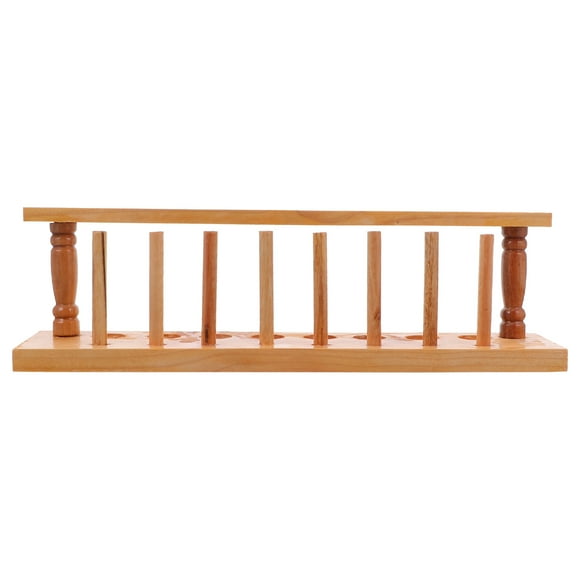Wood Test Tube Rack Laboratory Test tube Stand Useful Test Tube Organizer