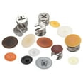 thumbnail image 5 of Screw Cap Covers, 120 Pack 16.7x4.3mm Plastic Screw Decoration Cover, Orange, 5 of 5