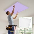 thumbnail image 4 of Purple Magnetic Fluorescent Light Covers for Ceiling Lights 2 x 4 Feet, Modern Pure Lavender Purple Office Classroom Kitchen Drop Ceiling Light Covers Lighting Filters Shade Panel 3 Packs, 4 of 9