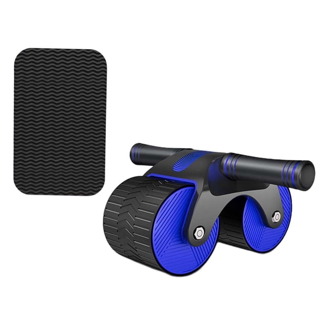 koolsoo Automatic Abdominal Wheel Waist Trainer Mute Knee Pad Abdominal Exercise Blue