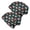 Fox Floral Leaf, variant on 2PCS Stretch Knit Skull Beanie, Hip-Hop Style, Unisex, Lightweight,Fox Floral Leaf Dark Green Pattern