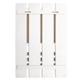thumbnail image 3 of Elegant Designs HG1023-WWH Chalkboard Sign with Key Holder Hooks & Mail Storage, White Wash, 3 of 6