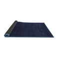 thumbnail image 2 of Ahgly Company Indoor Round Abstract Blue Modern Area Rugs, 3' Round, 2 of 4