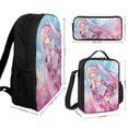thumbnail image 2 of Hatsune Miku Backpack Academic Artisan Set Crafted Bookbag with Gourmet Lunch, 2 of 5