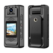 UDH Mini Body Cam with Screen, Body Camera, Clip-on Video Recorder, Action Camera, Small Video Camera Built-in Battery, Invisible Camera Recorder, with Night Vision Function
