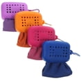 thumbnail image 2 of Toallas de secado rápido (4 unidades), absorbentes de sudor, lavables, deportivas, refrescantes, con funda de silicona., 2 of 7