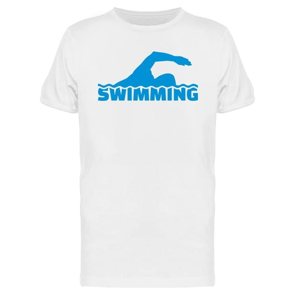 Swimming Graphic T-Shirt Men -Image by Shutterstock, Male Small