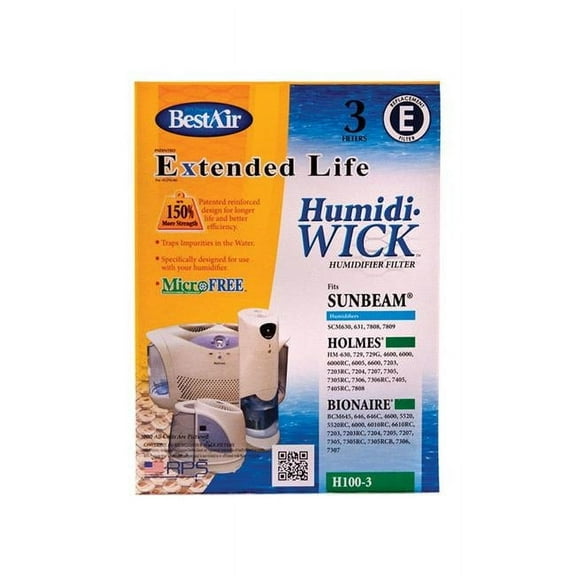 Rps Products  Humidification Wick Filter, Pack of 3