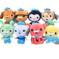 thumbnail image 2 of Juguetes de peluche octonautas para niños, Capitán Barnacles, Kwazii, Peso Shellington, Dashi, muñecos de peluche, figura de acción, juguetes suaves, regalos para niños, 25cm, 2 of 4