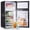 BLACK, variant on 2.4 Cu.Ft Mini Fridge Small Refrigerator with Freezer 2 Removable Plastic Shelves Two Door White New
