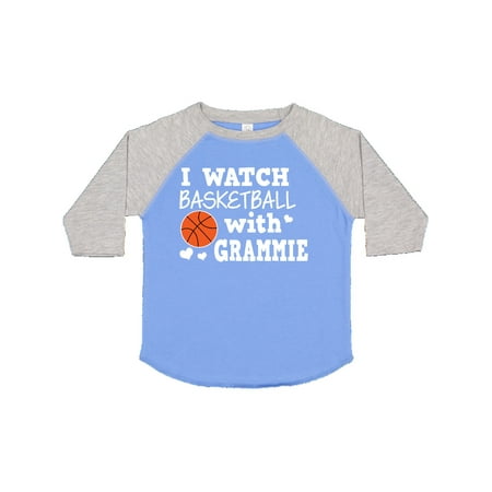 

Inktastic I Watch Basketball with Grammie Gift Toddler Boy Girl T-Shirt