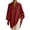 Wine, variant on Turilly Women's Oversized Collared Sweater Batwing Long Sleeve Knit Top with Asymmetric Draped Hem Design