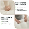 thumbnail image 6 of LITVZ Oversized Swivel Accent Chair with Ottoman Set, Extra Wide Seat Lounge for Living Room, Reading, Bedrooms, 6 of 10