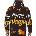 thumbnail image 7 of Naloa Happy Thanksgiving 1 Men's Casual Hooded Collar Drawstring Hoodies Pullover Sweatshirts Casual Long Sleeve Shirts-Medium, 7 of 7