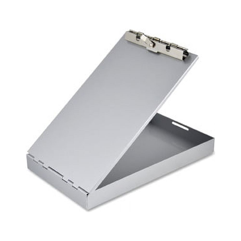 Saunders Recycled Aluminum Redi-Rite Clipboard Top Opening - 6" x 9" - Aluminum - Silver - 1 Each