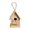B, variant on Garden Wooden Bird for Outdoor Yard and DIY Bird Watching - Natural Wooden for Garden Patio Arboretum Exploring and Observation 10X6.8X10.8CM