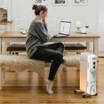 thumbnail image 3 of Gymax 1500W Oil Filled Radiator Heater Portable Space Heater Home Office, 3 of 10